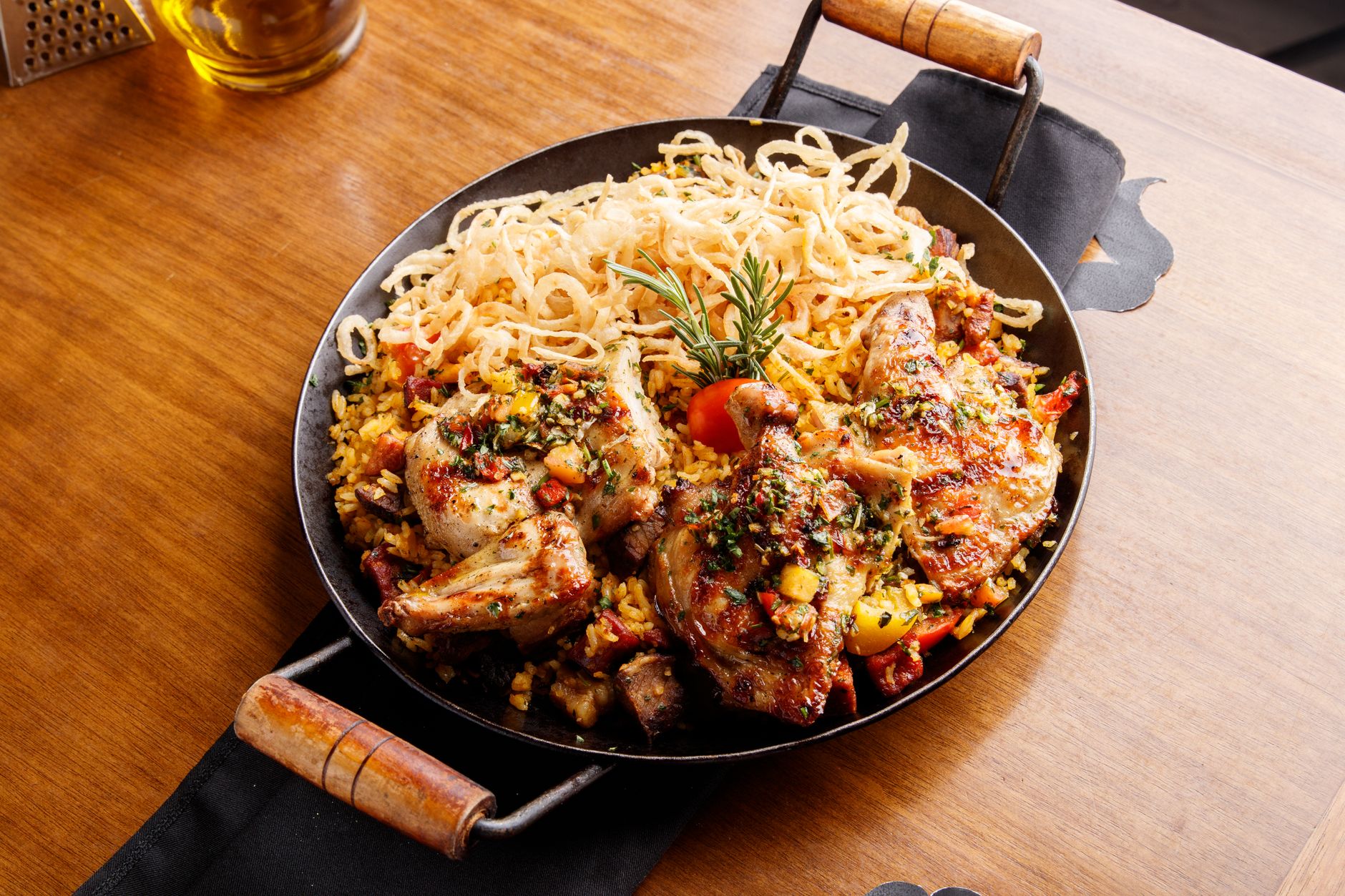 Arroz con pollo casero