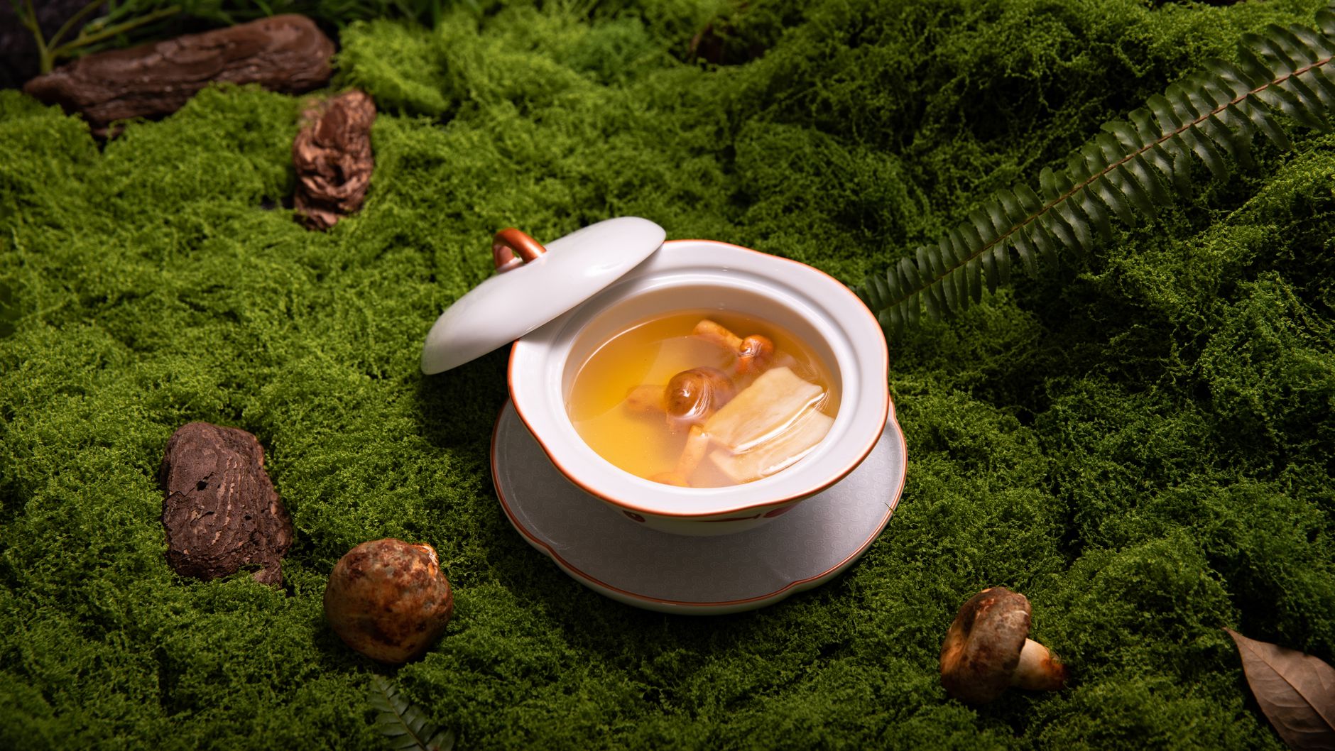 Crema de champiñones