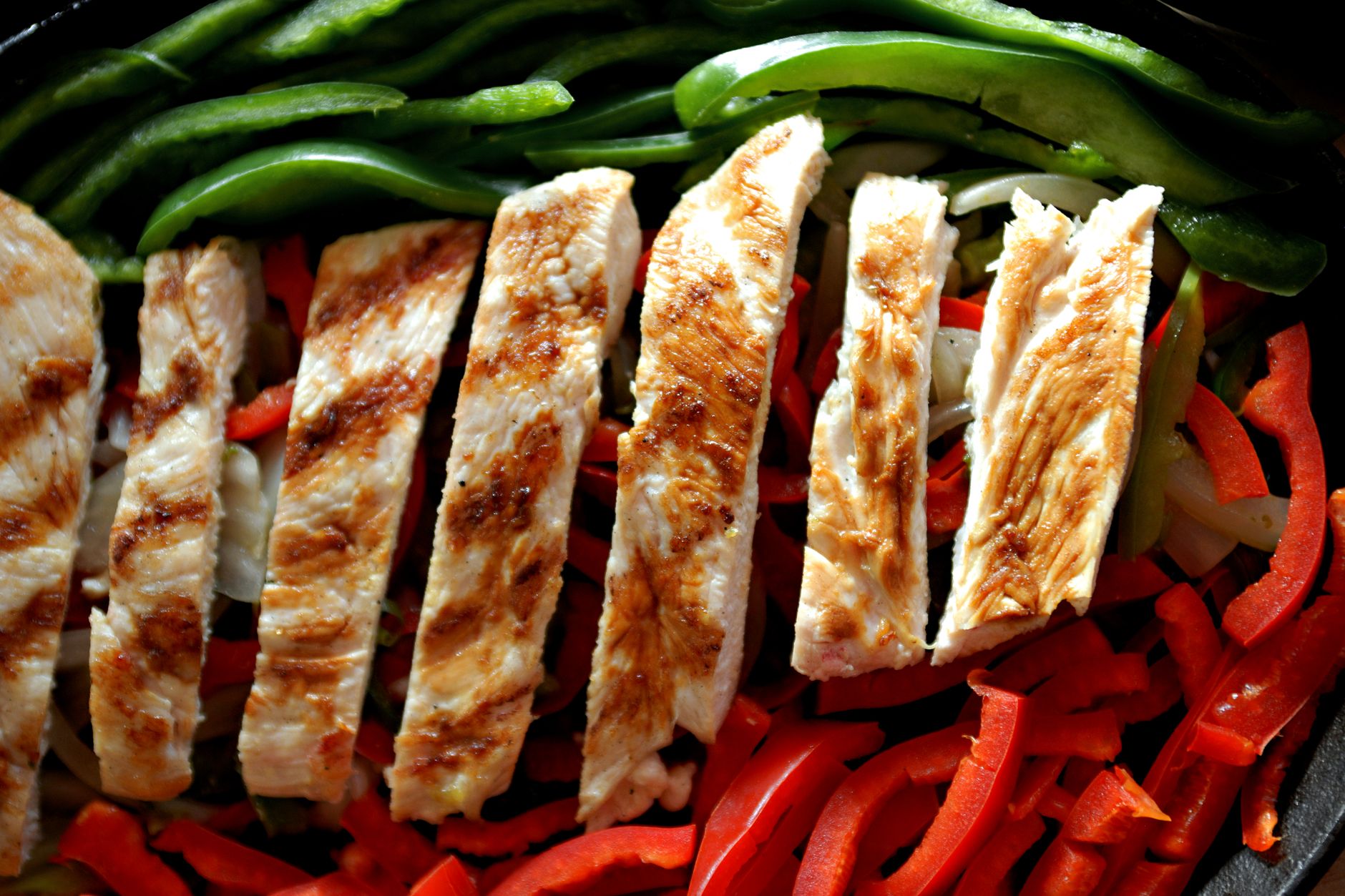 Fajitas de pollo